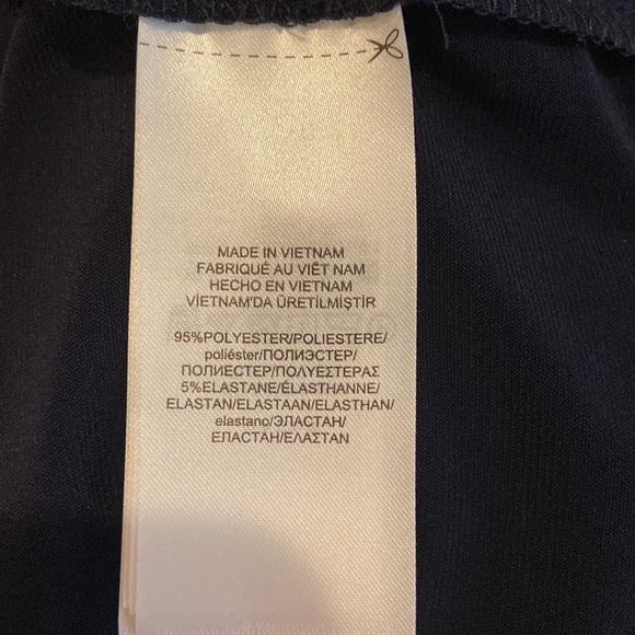 NWT Ralph Lauren Long Sleeve Navy and Red Dress 2P - Picture 12 of 13